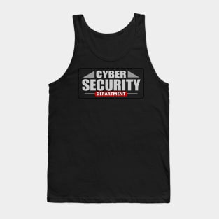 The Cybersecurity Department - Cyber Security Analyst Tank Top